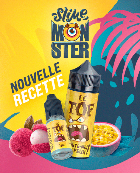e-liquide fruité frais Slime Monster, le Tof
